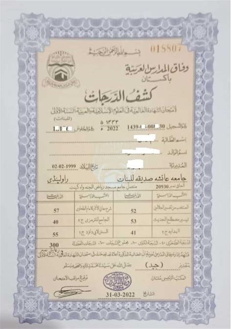 www.wifaqulmadaris.org result 2024|Wifaq Ul Madaris Al Arabia Result 2024 .